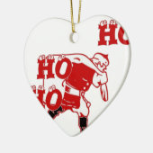 Sterke Santa Ho Ho Ho Collectie Keramisch Ornament (Links)