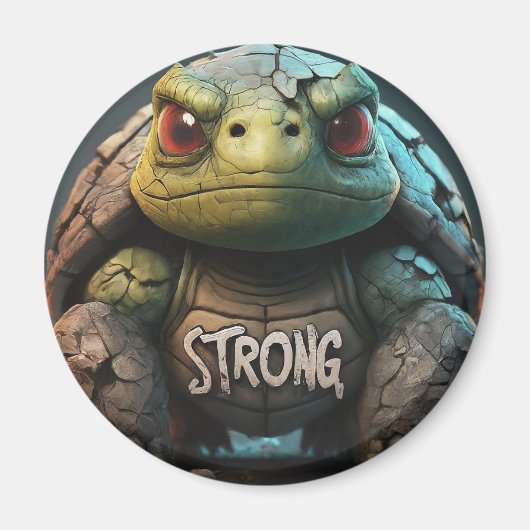 Sterke schildpad magneet (Voorkant)