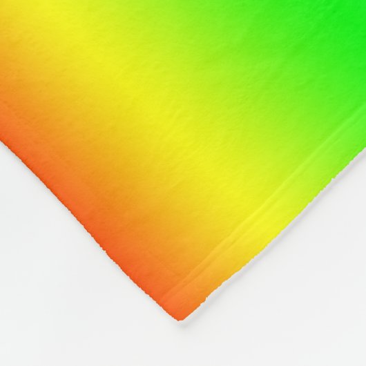 Sterke stabiliteit Serenity Rainbow-intenties Fleece Deken (Hoek)