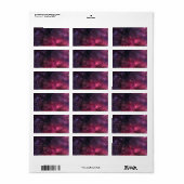 Sterke sterren Buitengooksemafscheidingspatroon Etiket (Full Sheet)