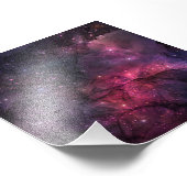 Sterke sterren Buitengooksemafscheidingspatroon Foto Afdruk (Hoek)