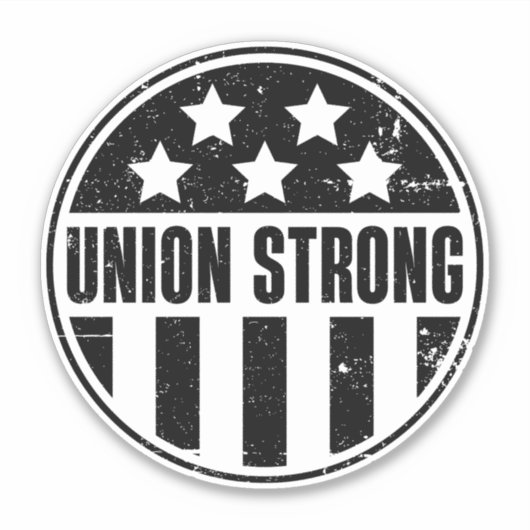 Sterke sterren en sterrenunie sticker (Voorkant)