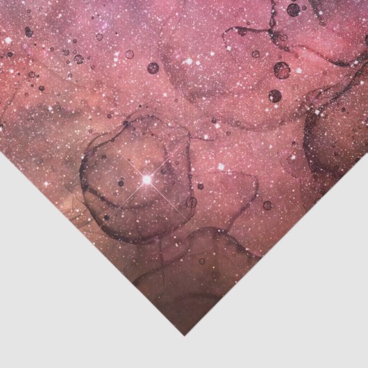 Sterke sterren Ruimte Galaxy Pattern Buitengarter Tissuepapier (Detail)