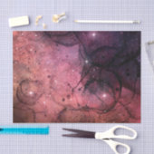 Sterke sterren Ruimte Galaxy Pattern Buitengarter Tissuepapier (Craft)