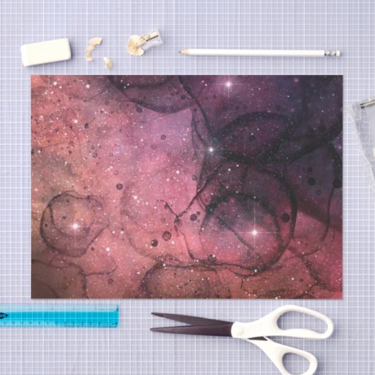 Sterke sterren Ruimte Galaxy Pattern Buitengarter Tissuepapier (Craft)