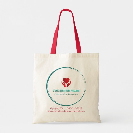Sterke stichtingen, basisTas Tote Bag (Achterkant)