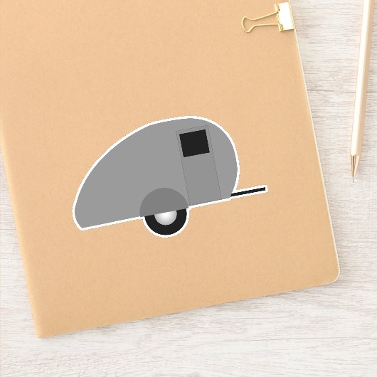 STERKE STICKER-DECAL VAN DE VERTRAILER VAN DE KAPI STICKER (Notitieboek)