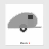 STERKE STICKER-DECAL VAN DE VERTRAILER VAN DE KAPI STICKER (Vel)