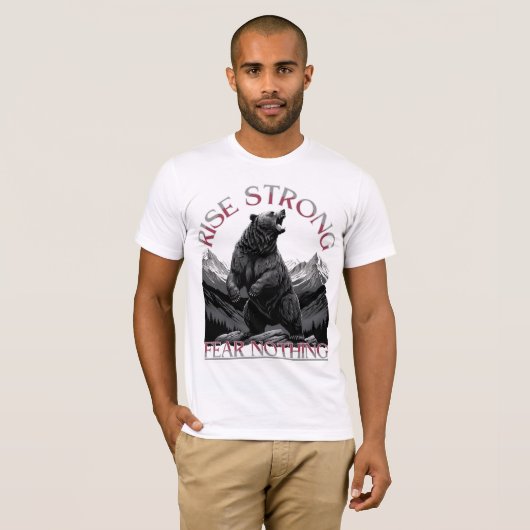 Sterke stijging t-shirt (Voorkant volledig)