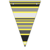 Sterke strepen - groen geel zwart vlaggetjes (Tweede vlag)