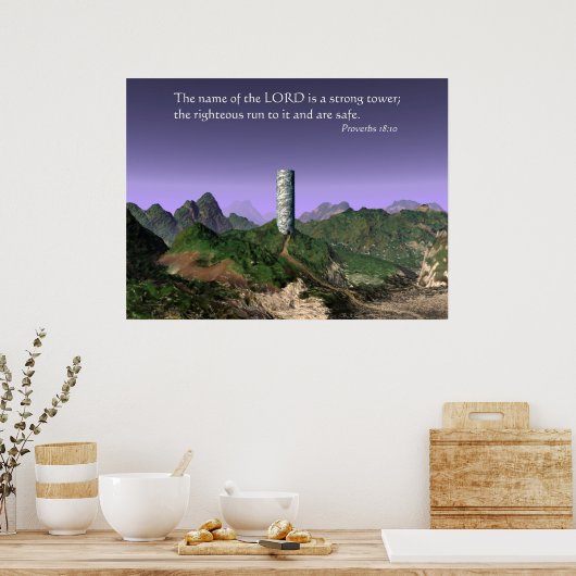 Sterke tower poster (Keuken)