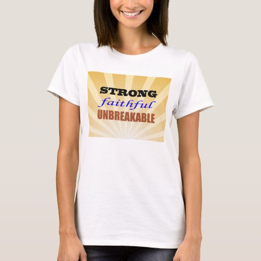 Sterke trouw onbreekbaar t-shirt (Voorkant)