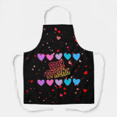 Sterke typografie blijven schort (Voorkant)