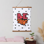 Sterke typografie hangend wandkleed (Slaapkamer)