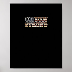 sterke unie en klassieke solidariteit poster