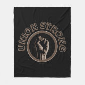 sterke Unie Fleece Deken (Voorkant)