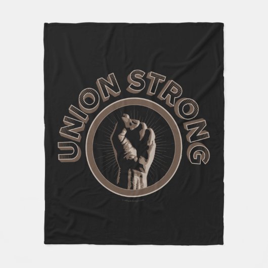 sterke Unie Fleece Deken (Voorkant)