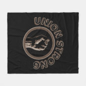 sterke Unie Fleece Deken (Voorkant (Horizontaal))