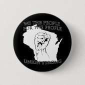 sterke Unie Ronde Button 5,7 Cm (Voorkant)