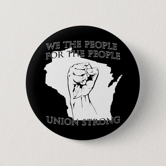 sterke Unie Ronde Button 5,7 Cm (Voorkant)