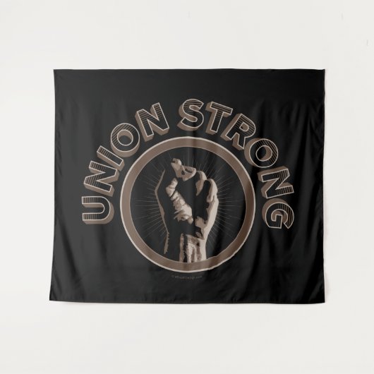 sterke Unie Wandkleed (Voorkant (horizontaal))