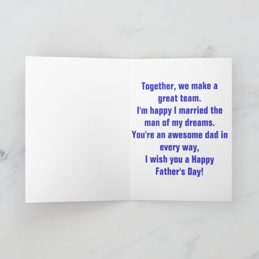 Sterke vader kaart (Binnen)