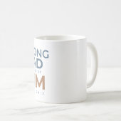 Sterke Vader Psalm 28:7 Koffiemok Vaderdag Cadeau (Voorkant rechts)