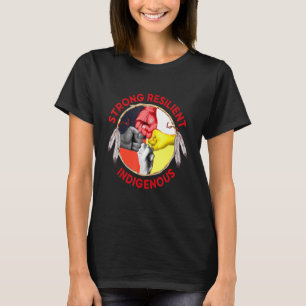 Sterke veerkrachtige inheemse bewustwording Geen S T-shirt