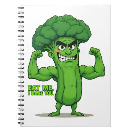 Sterke Veggies Club - Flexende Broccoli Grappige C Notitieboek