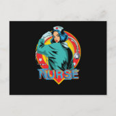 Sterke verpleegster briefkaart (Voorkant)