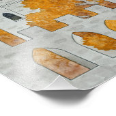 Sterke vesting, Waterverf Angel Art Foto Afdruk (Hoek)