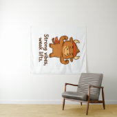 Sterke vibes, zwakke liften – Coach Bullio Style Wandkleed (In Situ (horizontaal))