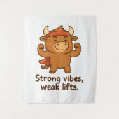 Sterke vibes, zwakke liften – Coach Bullio Style Wandkleed (Voorkant)