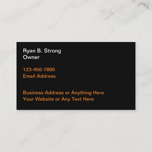 Sterke Visitekaartjes van het Bouwthema (Achterkant)