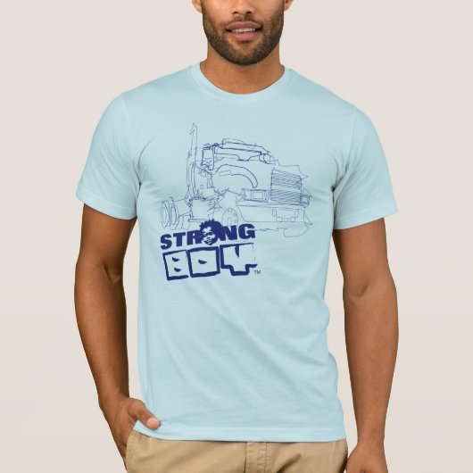 sterke vrachtwagen t-shirt (Voorkant)