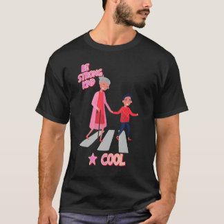 Sterke vriendelijke & koele tekst t-shirt