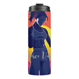Sterke vrouw Fitness Tumbler - Motivatie Workou Thermosbeker