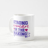 Sterke Vrouw in de Making Koffiemok (Voorkant links)