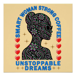 sterke vrouw perfect poster