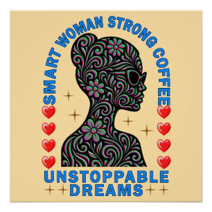 sterke vrouw perfect poster