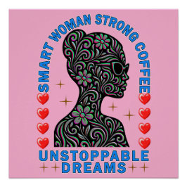 sterke vrouw perfect poster