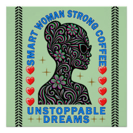 sterke vrouw perfect poster