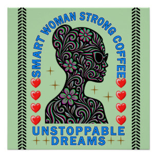 sterke vrouw perfect poster