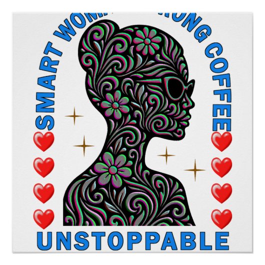 sterke vrouw perfect poster (Voorkant)