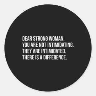Sterke vrouw Pro Choice Feminist Ronde Sticker