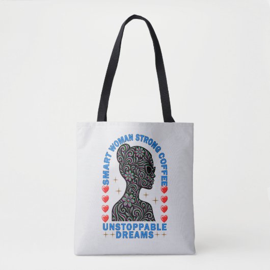 sterke vrouw tote bag (Voorkant)
