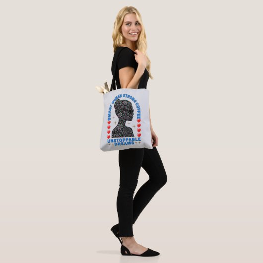 sterke vrouw tote bag (Op model)