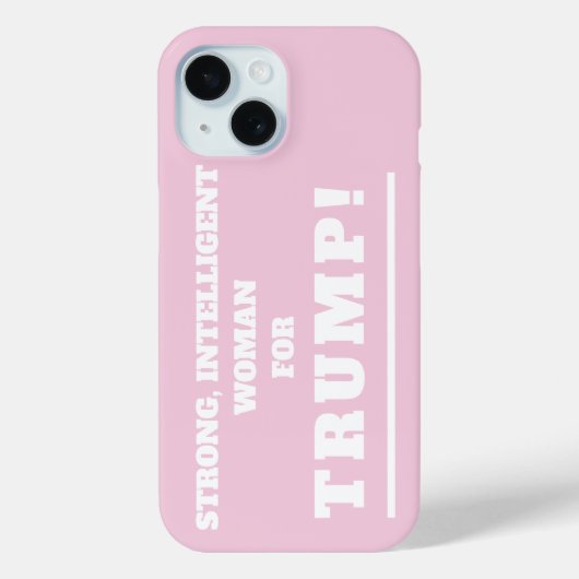 Sterke vrouw voor Trump Case-Mate iPhone Case (Achterkant)