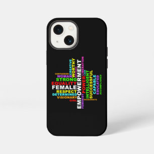 Sterke Vrouw Woordwolk iPhone 13 Mini Hoesje