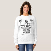 Sterke vrouwelijke basisiet trui (Voorkant volledig)